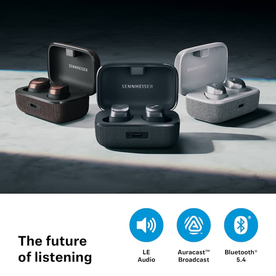 Sennheiser MOMENTUM True Wireless 4 Earbuds Copper MTW4 Black Sennheiser MOMENTUM True Wireless 4 Earbuds Copper MTW4 Black
