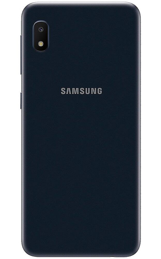 Angle. Samsung - Pre-Owned Galaxy A10e 32GB (Unlocked) - Black.