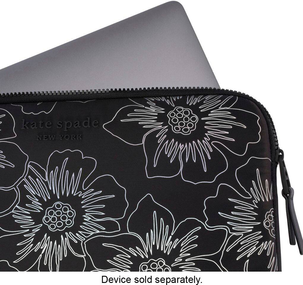 Alt View 16. kate spade new york - Puffer Sleeve for up to 14" Laptop - Hollyhock Iridescent Black.