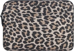 kate spade new york - Puffer Sleeve  for up to 14" Laptop - Classic Leopard - Front_Zoom