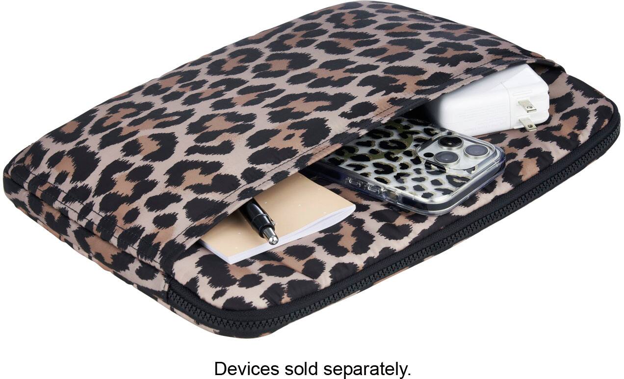 Alt View 17. kate spade new york - Puffer Sleeve  for up to 14" Laptop - Classic Leopard.