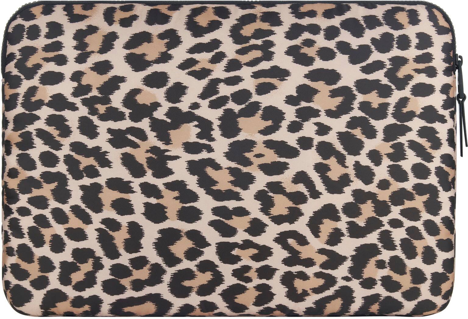 Alt View 1. kate spade new york - Puffer Sleeve  for up to 14" Laptop - Classic Leopard.