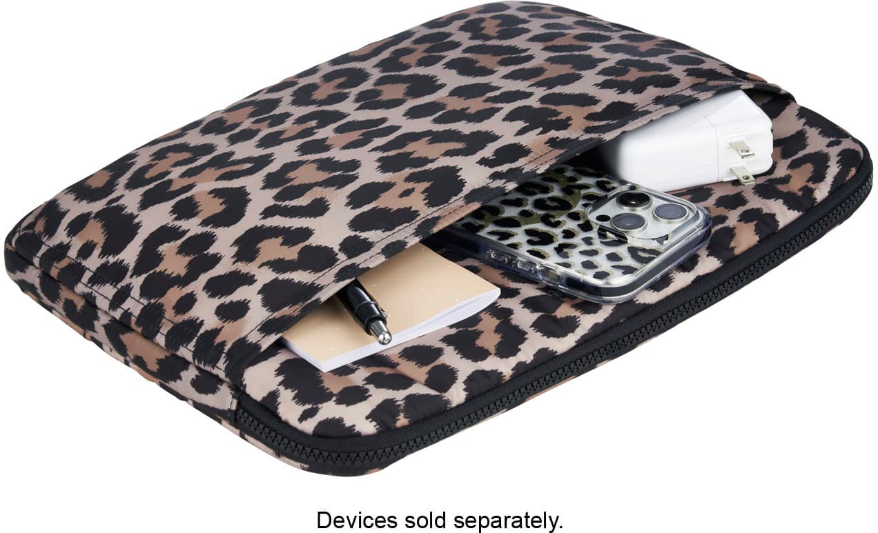 Alt View 17. kate spade new york - Puffer Sleeve for up to 16" Laptop - Classic Leopard.