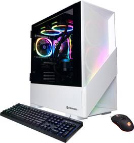 CyberPowerPC - Geek Squad Certified Refurbished Gamer Supreme Gaming Desktop - AMD Ryzen 7 7800X3D - 32GB - NVIDIA RTX 4070 12GB - 2TB - White