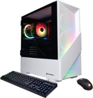 CyberPowerPC - Gamer Master Gaming Desktop - AMD Ryzen 7 7700 - 16GB Memory - AMD Radeon RX 7600 8GB - 1TB SSD - White - Front_Zoom