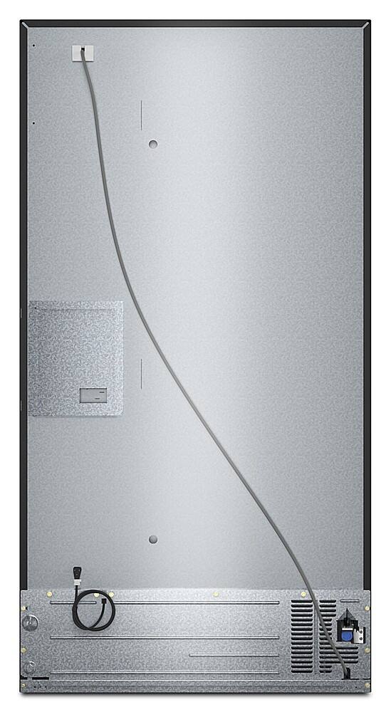 Alt View 11. KitchenAid - 26 cu. ft. French Door Refrigerator with Ice and Water Dispenser - Black Stainless Finish.