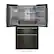 Angle. KitchenAid - 26 cu. ft. French Door Refrigerator with Ice and Water Dispenser - Black Stainless Finish.