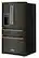 Alt View 5. KitchenAid - 26 cu. ft. French Door Refrigerator with Ice and Water Dispenser - Black Stainless Finish.