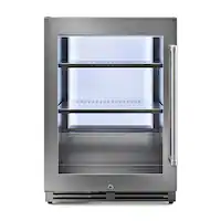 Thor Kitchen - 5.3 Cu. Ft. Beverage Cooler with 140 Can Capacity - Stainless Steel - Front_Zoom