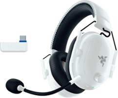 Razer - BlackShark V2 Pro Wireless Gaming Headset for PS5 - White - Front_Zoom