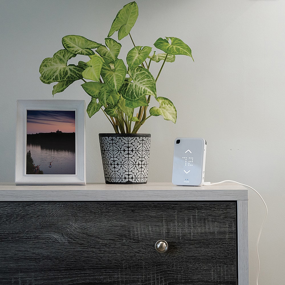 Alt View 20. Mysa - Smart Thermostat for Mini-Split Heat Pumps and Air Conditioners - White.