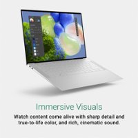 Dell - XPS 14 – 14.5” 3.2K OLED Touch Laptop – Intel Core Ultra 7 – Evo Edition - 32GB Memory – Intel Arc Graphics - ITB SSD - Platinum - Front_Zoom