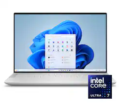 Dell - XPS 14 - 14.5" 3.2K OLED Touchscreen Laptop – Intel Core Ultra 7 155H 2023 - 32GB Memory - 1TB Storage - Platinum - Front_Zoom