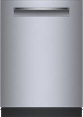 Front. Bosch - 500 Series 24" Top Control Smart Built-In Stainless Steel Tub Dishwasher - Stainless Steel.