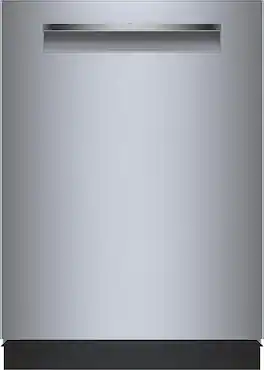 Bosch - 500 Series 24" Top Control Smart Built-In Tub Dishwasher with 3rd Rack and AquaStop, 39 dBA - Stainless Steel