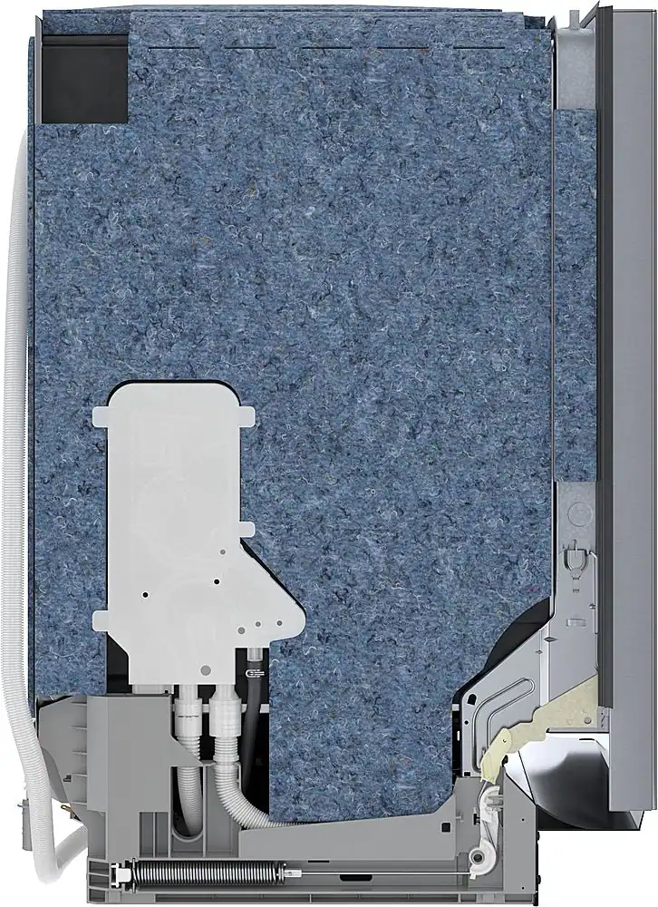 Alt View 12. Bosch - 500 Series 24" Top Control Smart Built-In Stainless Steel Tub Dishwasher - Stainless Steel.