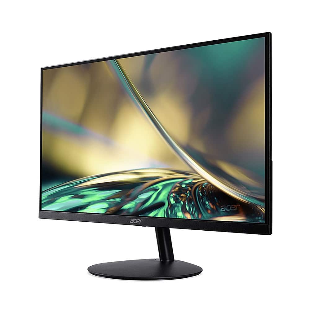 Left. Acer - SA322QK biip 31.5” UHD 3840 x 2160 Monitor with Adaptive-Sync (FreeSync Compatible) (2 x HDMI 2.0 Ports & 1 x DP 1.2) - Black.