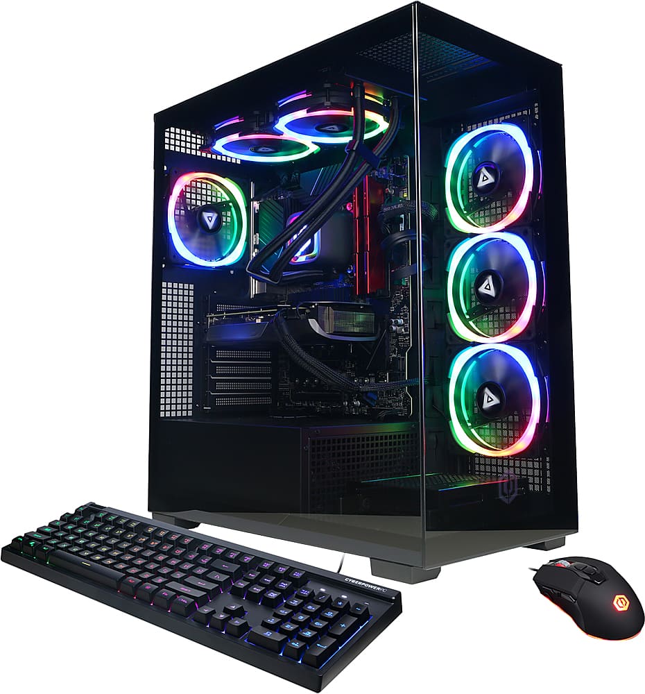 CyberPowerPC Gamer Supreme Gaming Desktop AMD Ryzen 7 8700G 64GB 