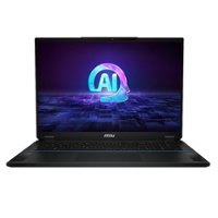 MSI - Stealth 18 AI 18" 120Hz UHD+ Ultra Thin Gaming Laptop-Intel Core Ultra9-185H with 64GB Memory-RTX 4090-2TB SSD - Star Blue - Front_Zoom