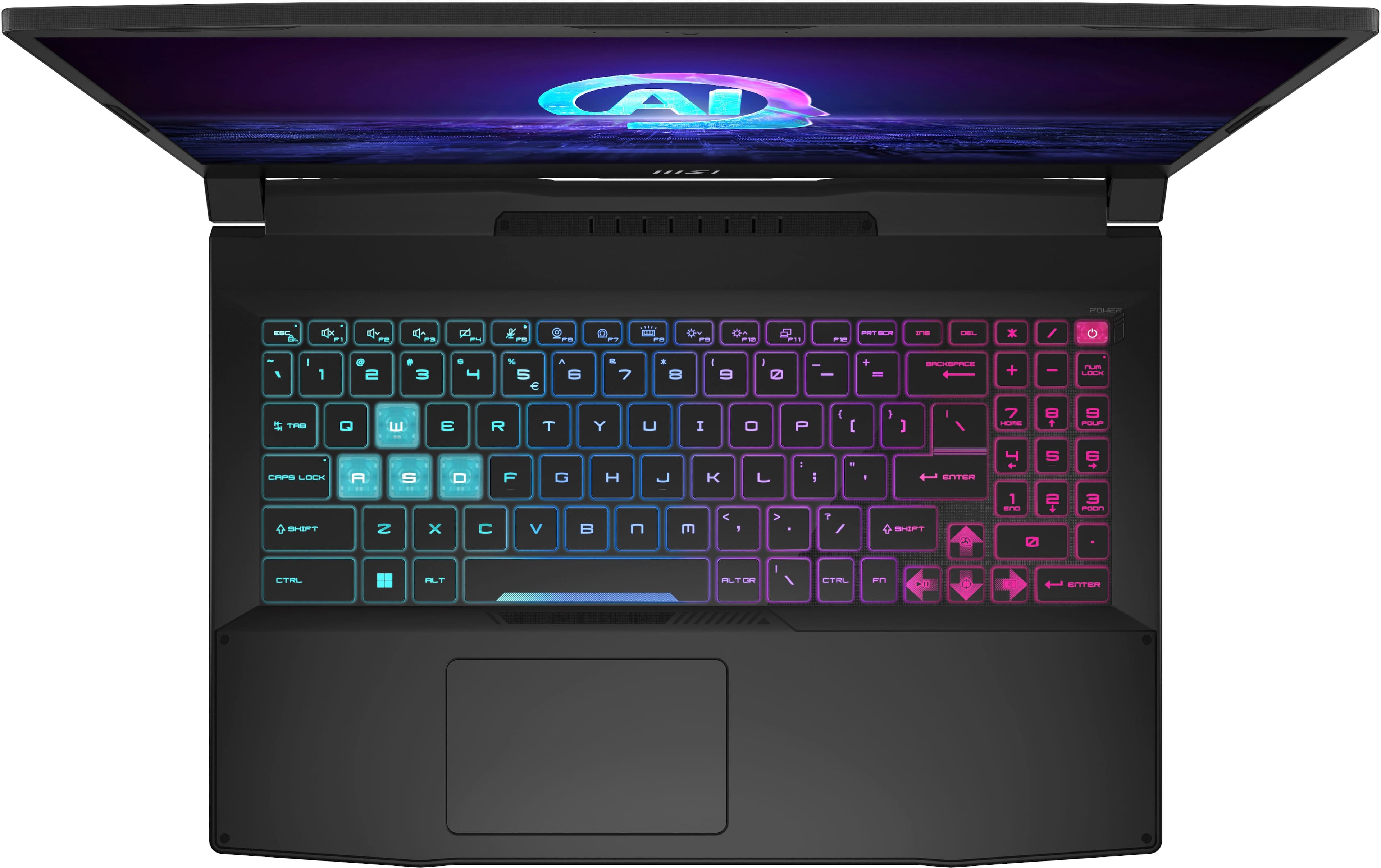 Alt View 1. MSI - Katana 15 15.6" 144Hz FHD Gaming Laptop-Ryzen 9-8945HS with 16GB Memory-RTX 4070-1TB SSD - Black.