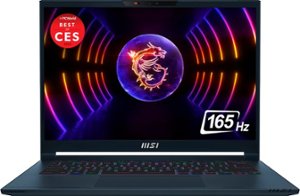 MSI - Stealth 14 AI 14" 165Hz FHD+ Ultra Thin Gaming Laptop-Intel Core Ultra7-155H with 16GB Memory-RTX 4060-1TB SSD - Star Blue - Front_Zoom