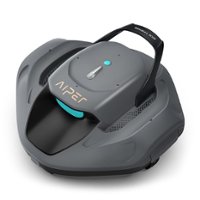 Aiper - SG 800B Cordless Robotic Pool Cleaner for Flat Above Ground Pools up to 860sq.ft, Automatic Pool Vacuum - Gray - Front_Zoom