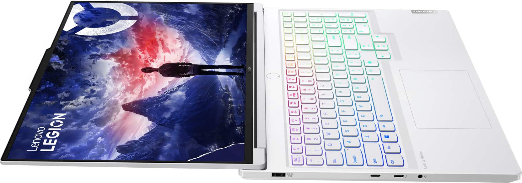 Alt View 10. Lenovo - Legion 7i 16" Gaming Laptop WQXGA - Intel 14th Gen Core i9 with 32GB Memory - NVIDIA GeForce RTX 4070 8GB - 1TB SSD - Glacier White.