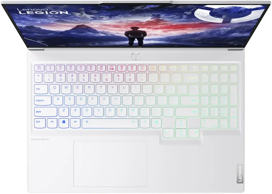Alt View 3. Lenovo - Legion 7i 16" Gaming Laptop WQXGA - Intel 14th Gen Core i9 with 32GB Memory - NVIDIA GeForce RTX 4070 8GB - 1TB SSD - Glacier White.