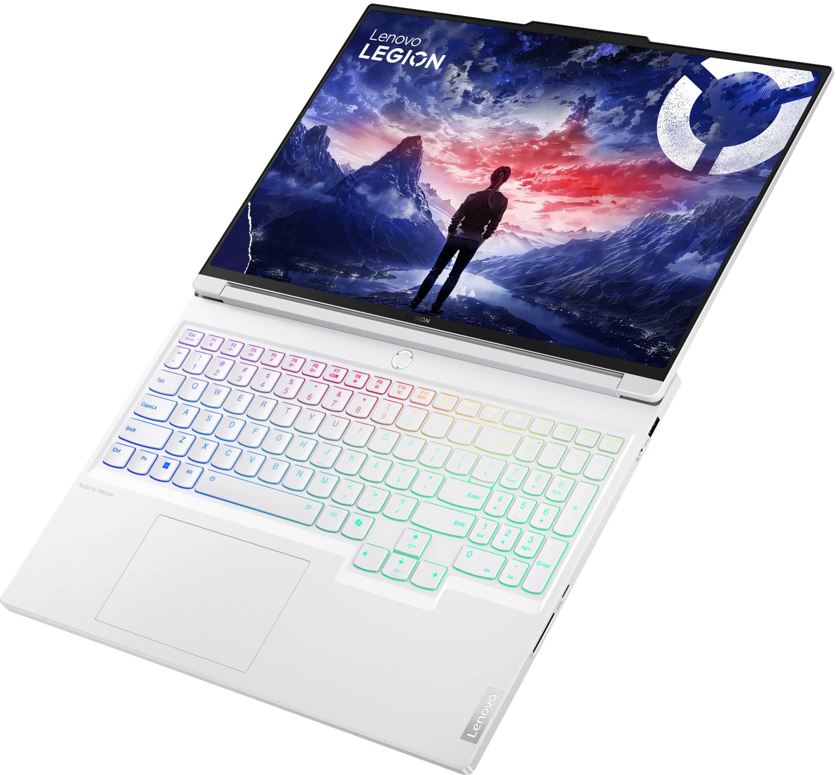 Alt View 7. Lenovo - Legion 7i 16" Gaming Laptop WQXGA - Intel 14th Gen Core i9 with 32GB Memory - NVIDIA GeForce RTX 4070 8GB - 1TB SSD - Glacier White.