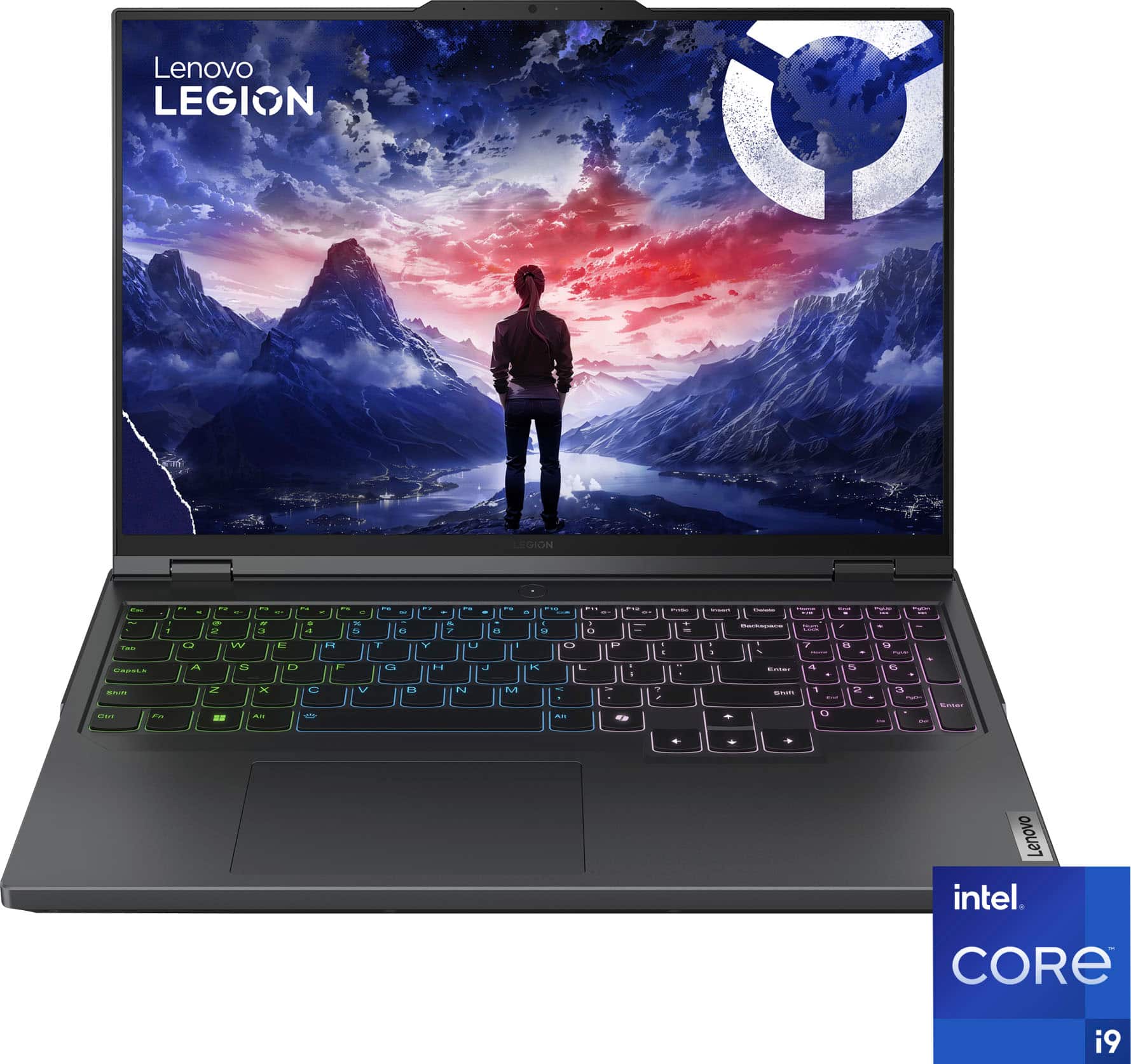 Lenovo - Legion Pro 5i 16" 2.5k LCD Gaming Laptop - Intel 14th Gen Core i9 - 32GB Memory - NVIDIA GeForce RTX 4070 8GB - 2TB SSD - Onyx Grey - Front_Zoom
