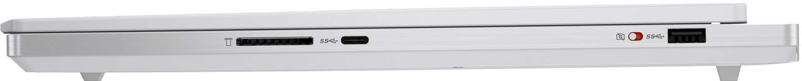 The image features a close-up view of a laptop computer, showcasing its internal components. The laptop is equipped with a new Hyper Chamber cooling design, which is quieter and cooler than prior thermal solutions. This innovative design is part of the Legion ColdFront Hyper, which offers a +25W TDP in Extreme Mode. The image highlights the laptop's impressive performance and advanced cooling capabilities.