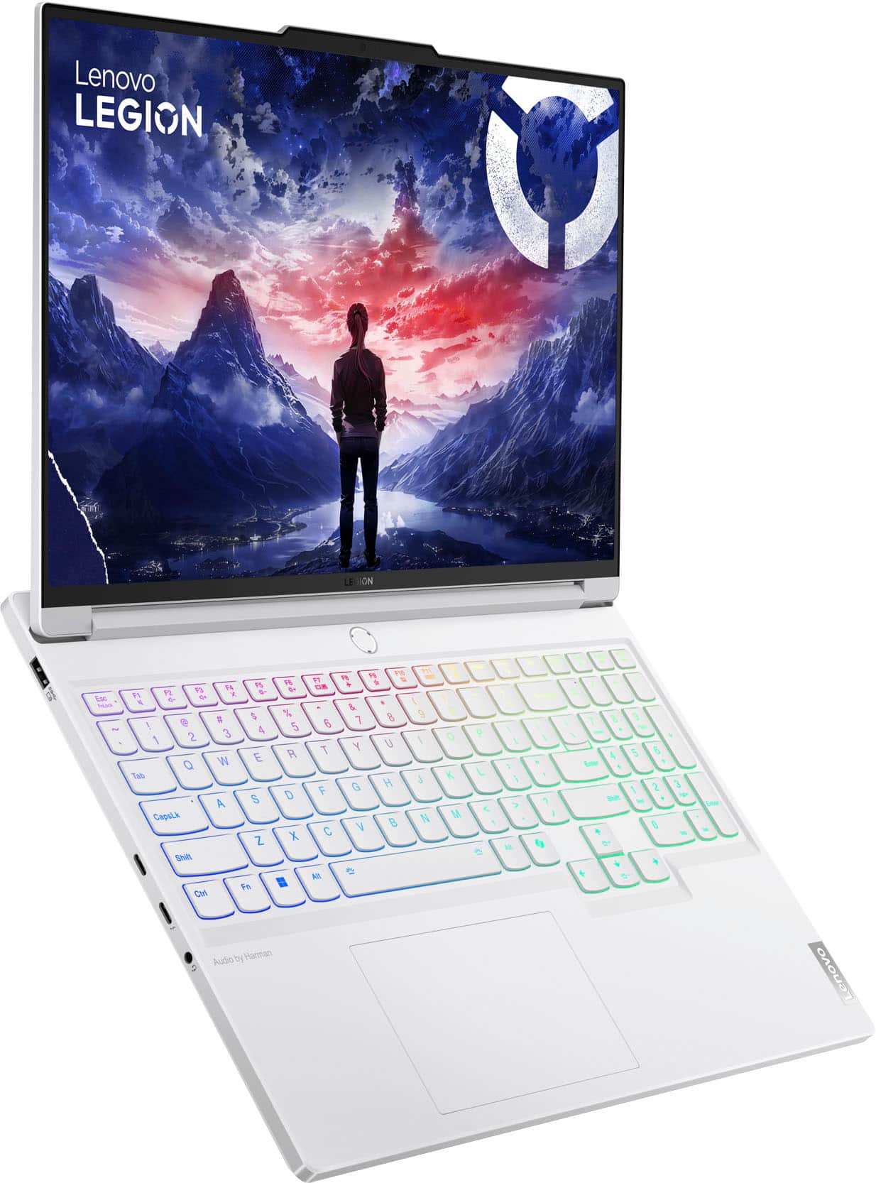 Alt View 4. Lenovo - Legion 7i 16" Gaming Laptop WQXGA - Intel 14th Gen Core i7 with 16GB Memory - NVIDIA GeForce RTX 4060 8GB - 1TB SSD - Glacier White.