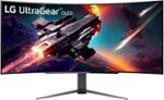 LG UltraGear 45" OLED Curved WQHD 240Hz 0.03ms FreeSync and NVIDIA G-SYNC Compatible Gaming Monitor with HDR400 - Black