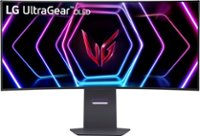 LG UltraGear 39" OLED Curved WQHD 240Hz 0.03ms FreeSync and NVIDIA G-SYNC Compatible Gaming Monitor with HDR400 - Black - Front_Zoom