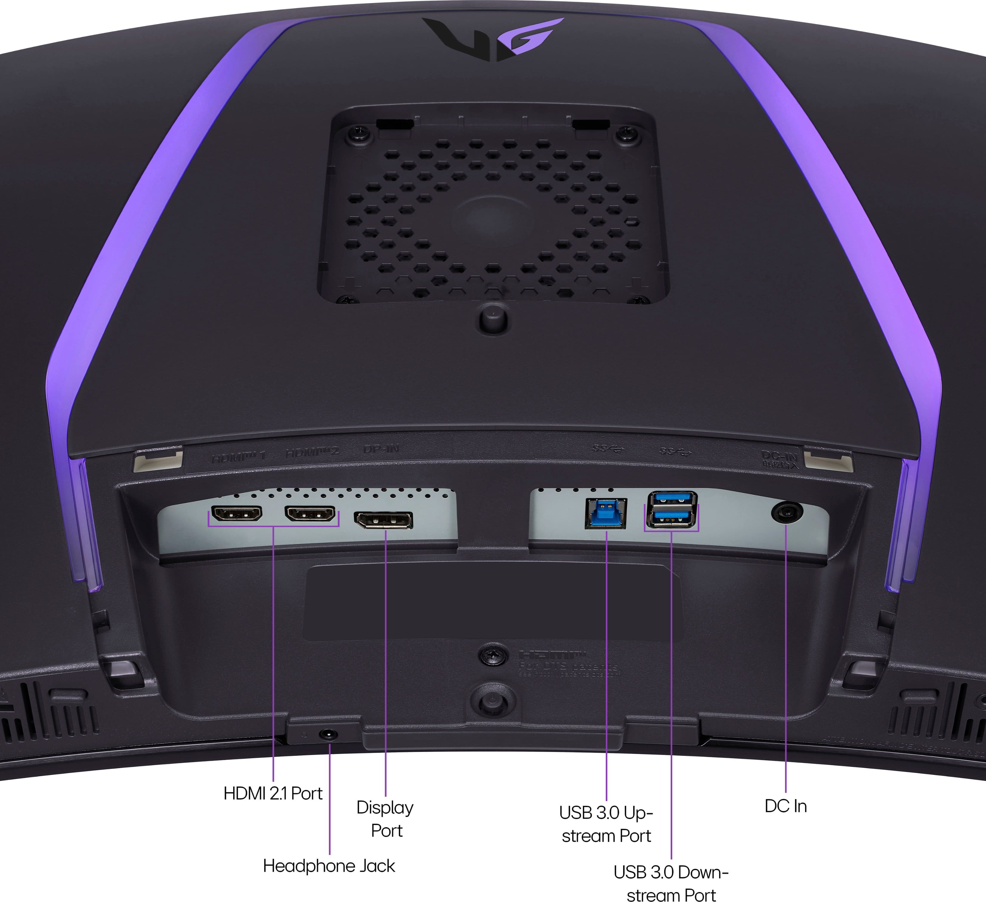 Alt View 26. LG - LG UltraGear 34" OLED Curved WQHD 240Hz 0.03ms FreeSync and NVIDIA G-SYNC Compatible Gaming Monitor with HDR400 - Black.
