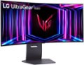 Back. LG - LG UltraGear 34" OLED Curved WQHD 240Hz 0.03ms FreeSync and NVIDIA G-SYNC Compatible Gaming Monitor with HDR400 - Black.