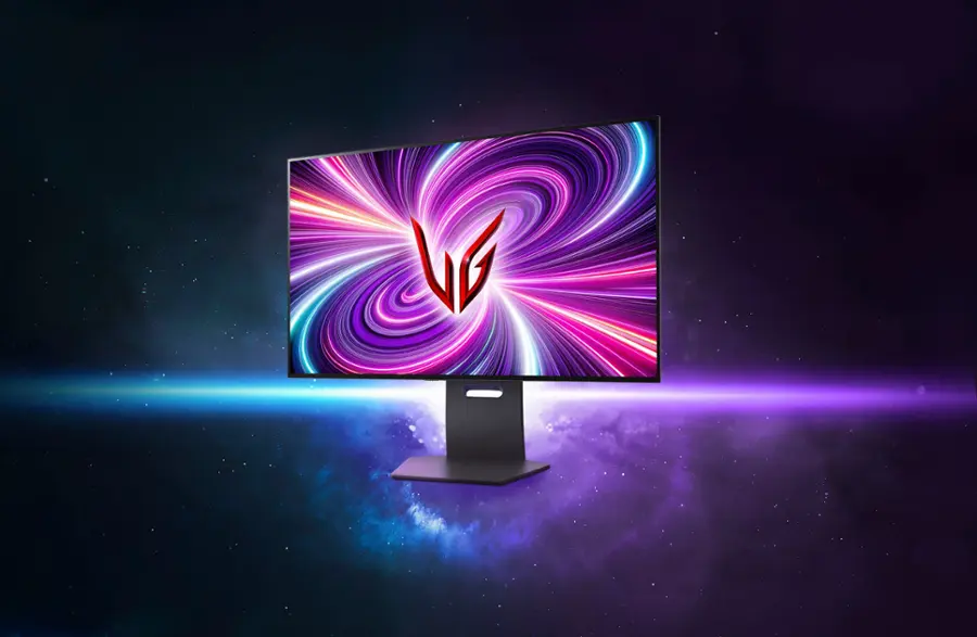 Alt View 22. LG - LG UltraGear 32" OLED UHD 240Hz 0.03ms NVIDIA G-SYNC Compatible and AMD Freesync Premium Pro Gaming Monitor with HDR - Black.