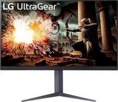 LG - UltraGear 32" IPS LED 180Hz 1-ms NVIDIA G-SYNC Compatible and AMD Freesync Gaming Monitor with HDR - Black - Front_Zoom