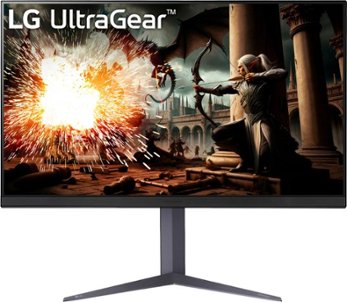 LG - UltraGear 32" IPS LED 180Hz 1-ms NVIDIA G-SYNC Compatible and AMD Freesync Gaming Monitor with HDR - Black