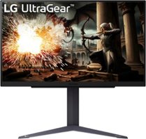 LG - UltraGear 27" IPS LED 180Hz 1-ms NVIDIA G-SYNC Compatible and AMD Freesync Gaming Monitor with HDR - Black - Front_Zoom