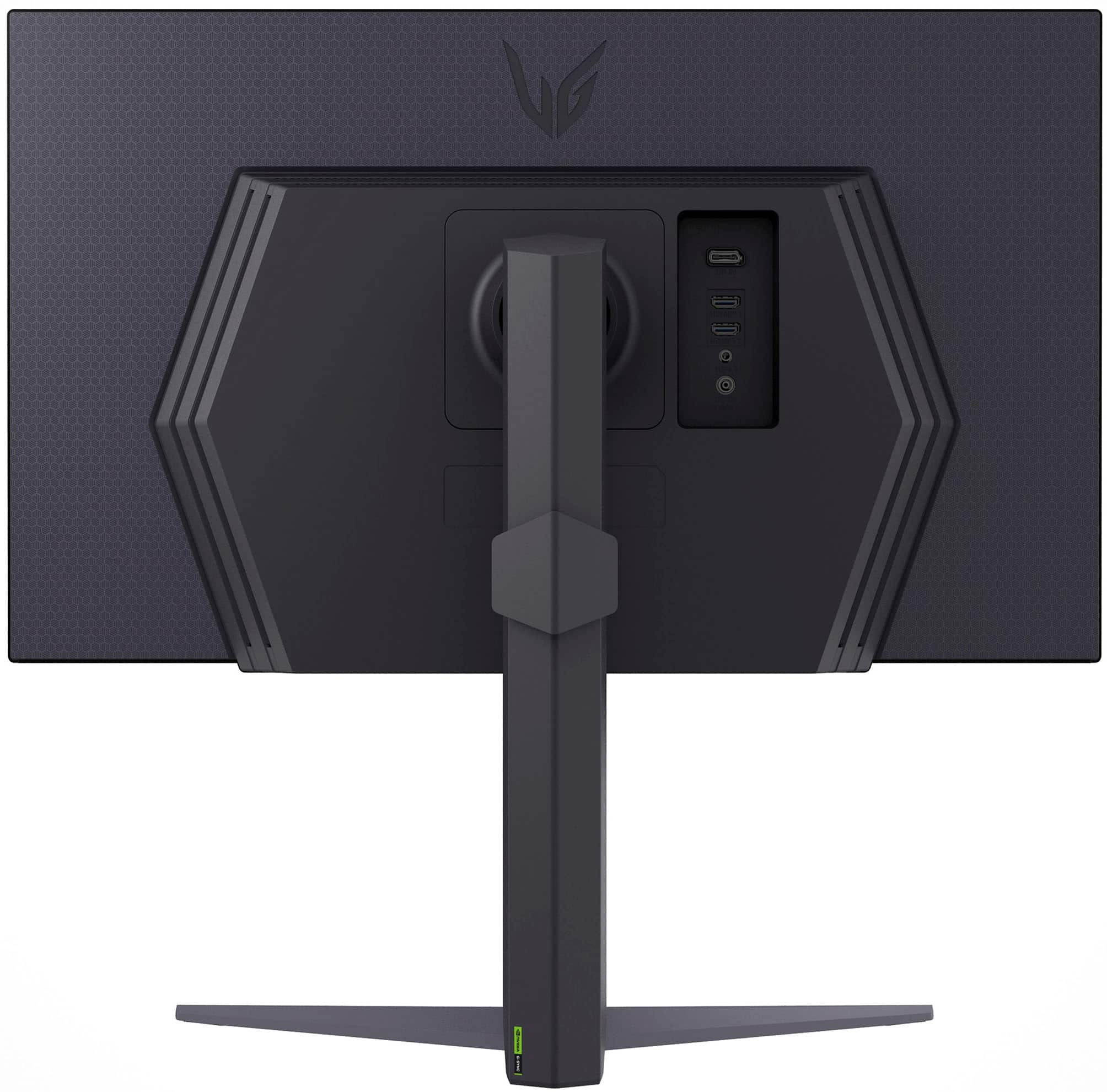 Alt View 1. LG - UltraGear 27" IPS LED 180Hz 1-ms NVIDIA G-SYNC Compatible and AMD Freesync Gaming Monitor with HDR - Black.