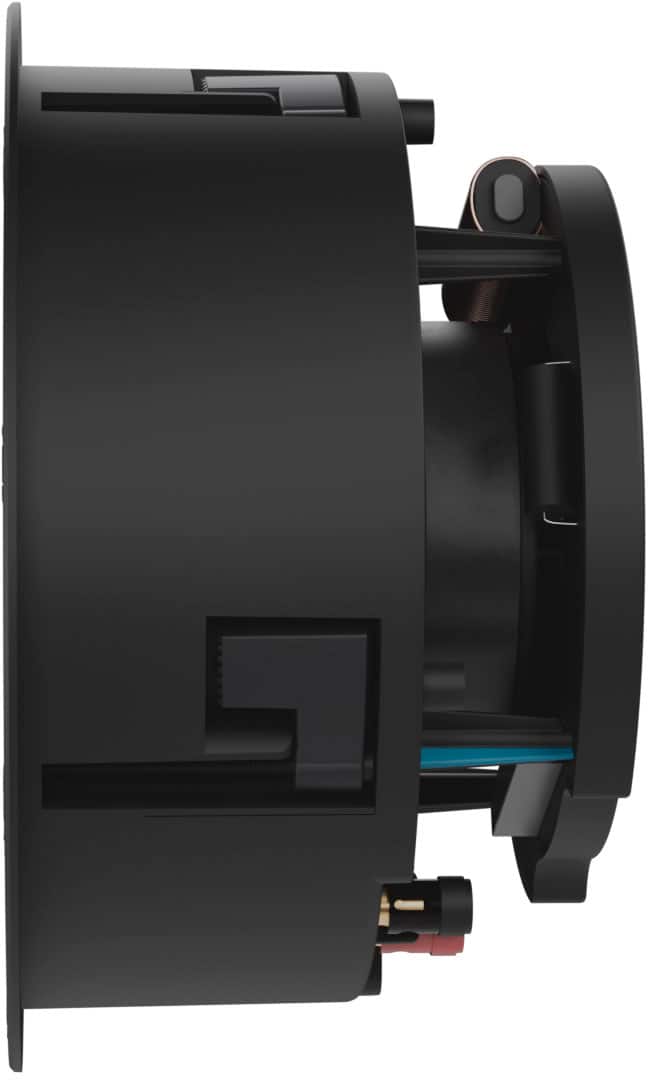 Back. Sonance - VX62R - Visual Experience Series 6" Medium Round 2-Way Speakers (Pair) - Paintable White.