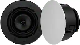 Sonance - VX62R – Visual Experience Series 6-1/2" 2-Way In Ceiling Speakers (Pair) - Paintable White
