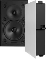 Sonance - VX82 RECTANGLE - Visual Experience Series 8" Large Rectangle 2-Way Speakers (Pair) - Paintable White - Front_Zoom