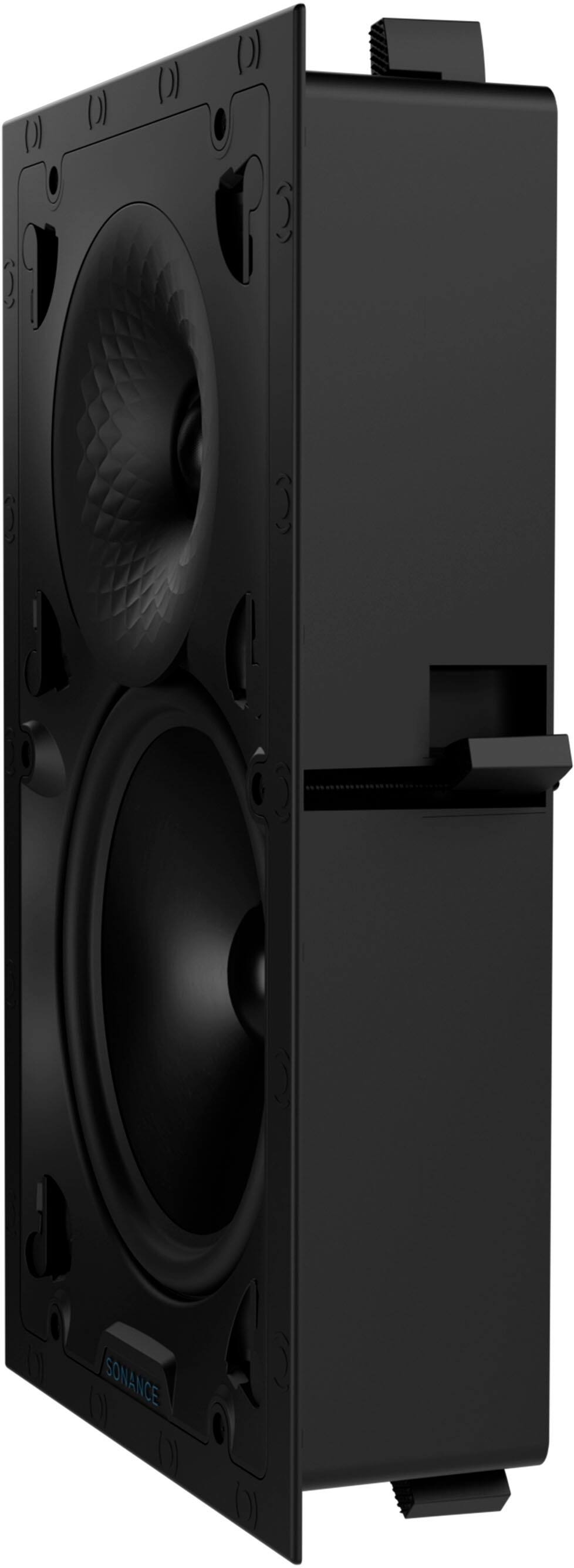 Left. Sonance - VX82 RECTANGLE - Visual Experience Series 8" Large Rectangle 2-Way Speakers (Pair) - Paintable White.