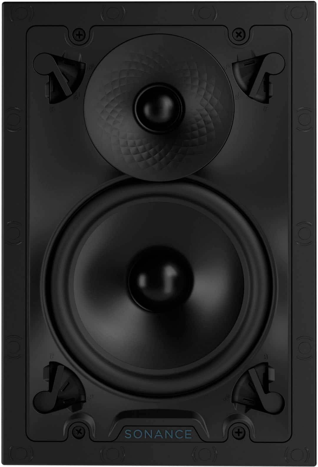 Angle View: Sonance - VX62 RECTANGLE - Visual Experience Series 6" Medium Rectangle 2-Way Speakers (Pair) - Paintable White