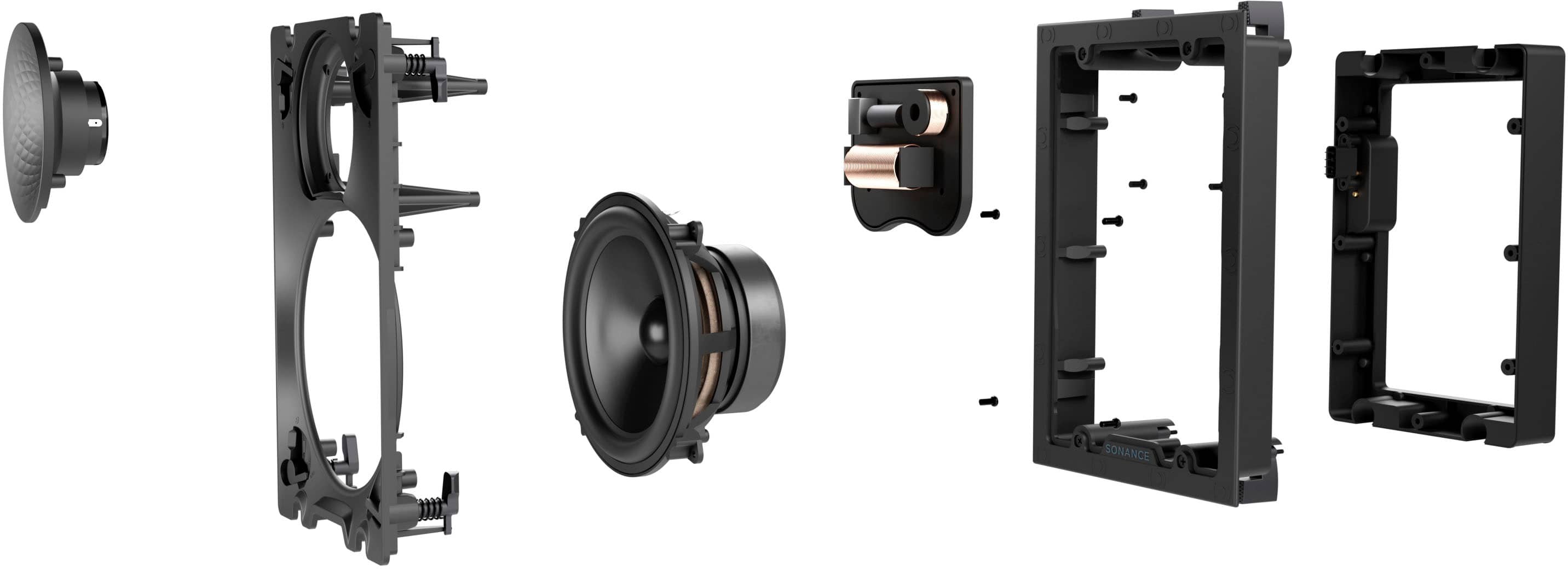 Alt View 20. Sonance - VX62 RECTANGLE - Visual Experience Series 6" Medium Rectangle 2-Way Speakers (Pair) - Paintable White.