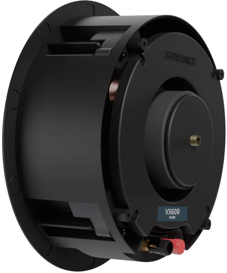 Alt View 11. Sonance - VX60R - Visual Experience Series 6" Medium Round 2-Way Speakers (Pair) - Paintable White.