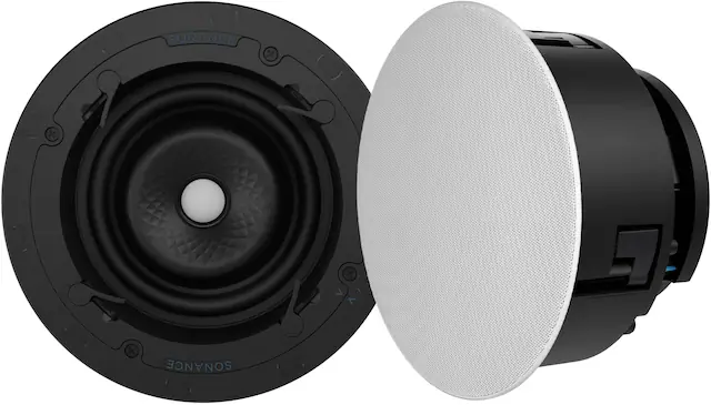 Sonance - VX64R - Visual Experience Series 6.5" 2-Way In Ceiling Speakers (Pair) - Paintable White