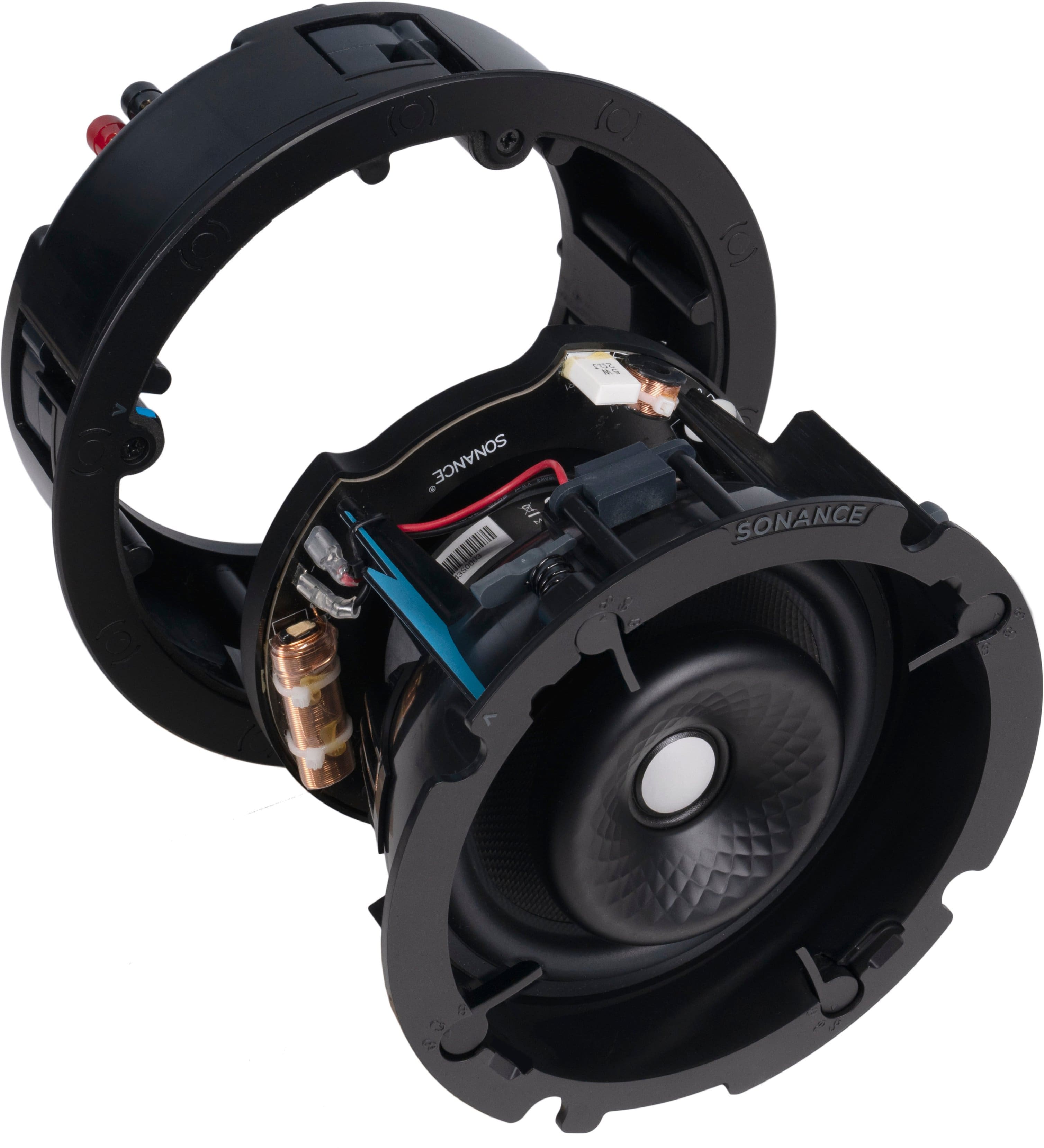 Alt View 19. Sonance - VX64R - Visual Experience Series 6" Medium Round 2-Way Speakers (Pair) - Paintable White.